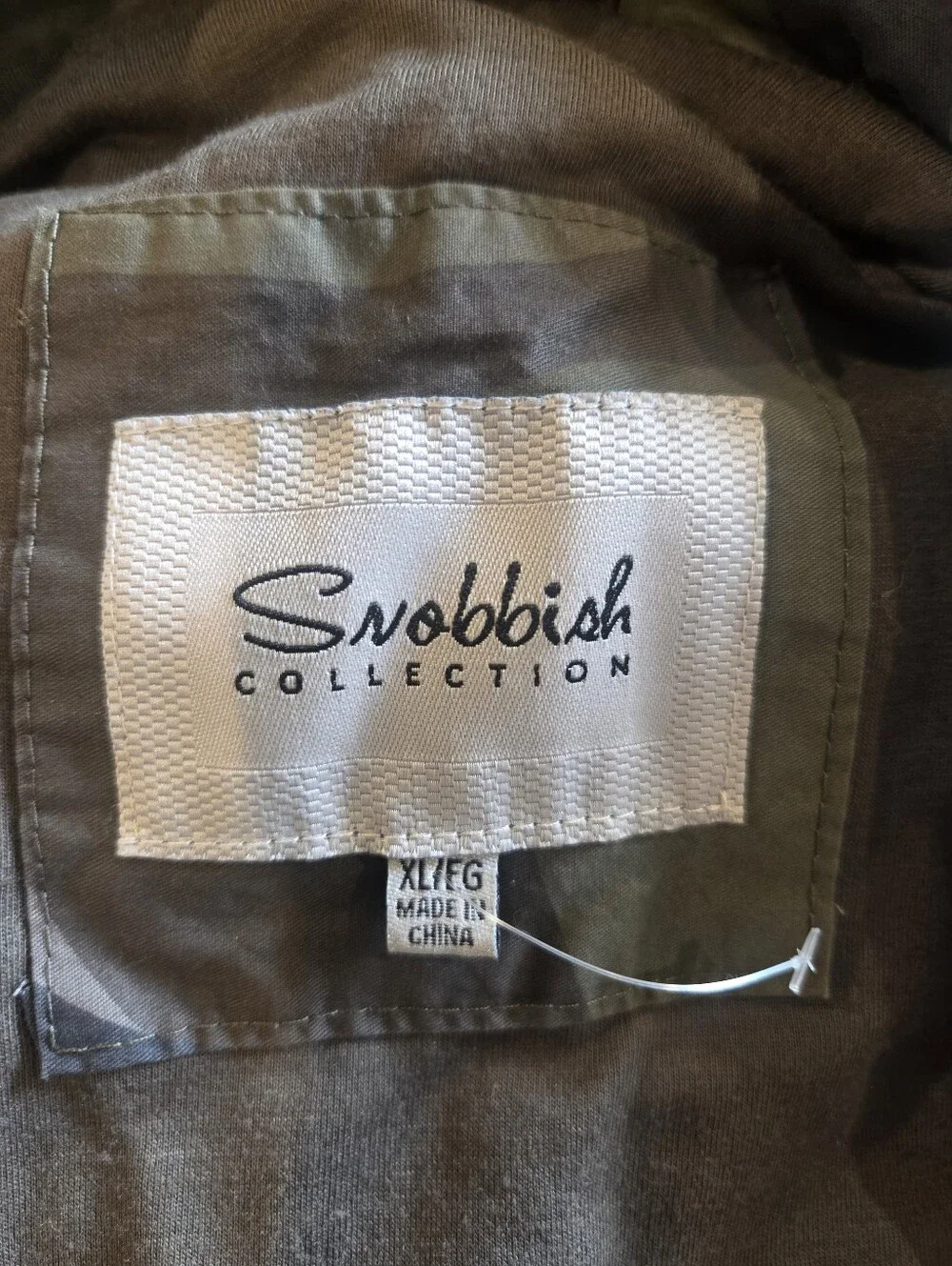 Snobbish Sleeveless Camo Utility Vest - Olive & Gray - Size XL